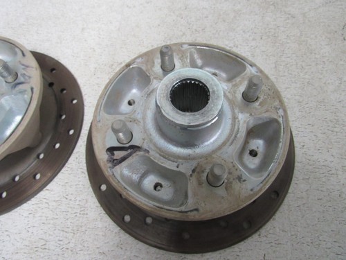 2016 WOLVERINE 700 R SPEC HUBS WITH ROTORS FRONT OR REAR PAIR STOCK OEM 1#0435 - Picture 5 of 6