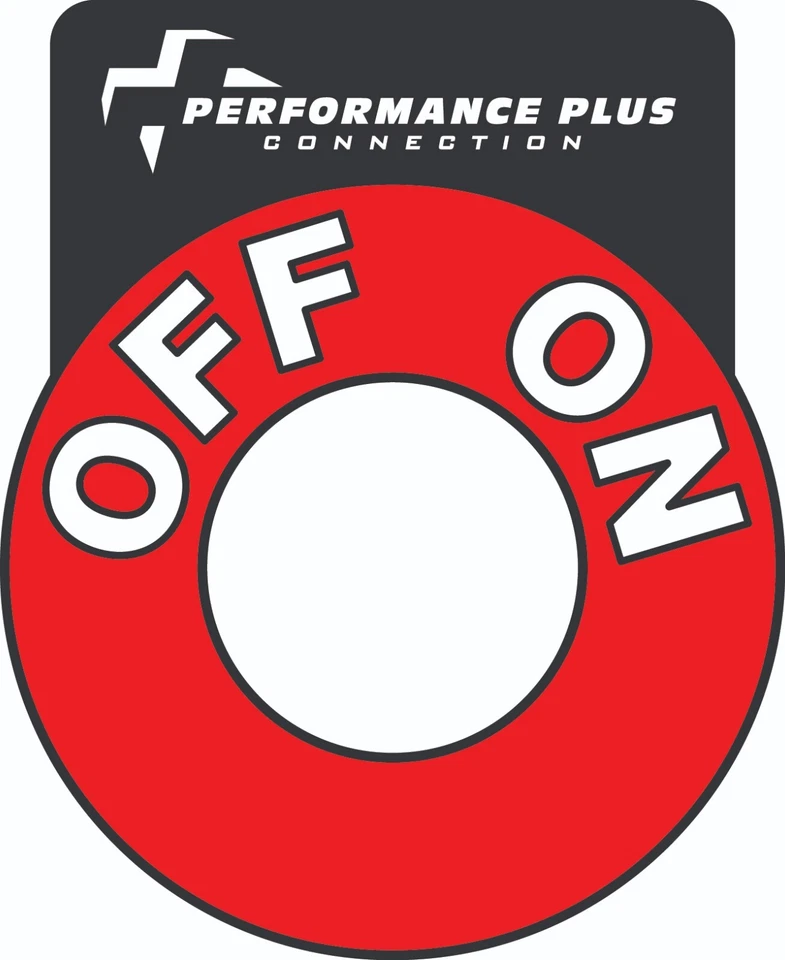 Racing Master Battery Quick Disconnect Cut/Shut Off Safety Switch w/Off On Decal - Image 3 of 3