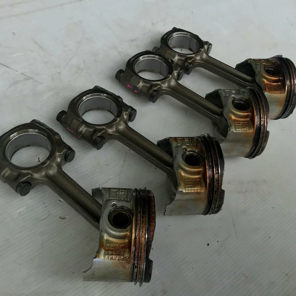 Piston set 4 engine pistons rods good condition KAWASAKI Z750 ZR7 ZR 750 2007 - image 3 of 4