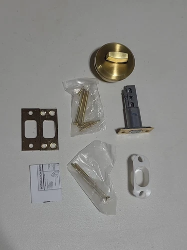 Arrow Deadbolt Less Core E-6104 Satin Brass