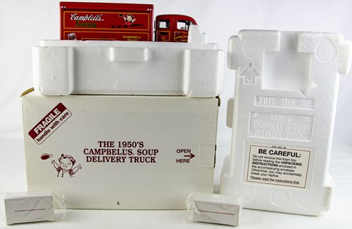 Danbury Mint 1950 Campbell's Soup '55 White 1:24 Scale Diecast Delivery Truck - 第 2/9 張圖片