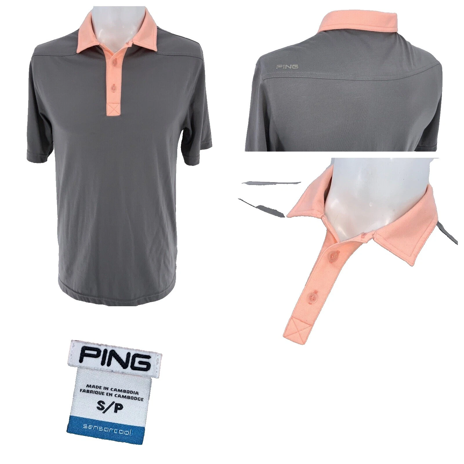 Camisas y camisetas de Golf Ping Poliéster para hombres