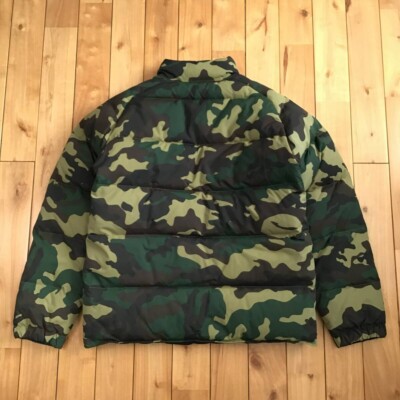 A Bathing Ape グリーンカモ テーラードダウンジャケット NIGO期 BAPE woodland camo Puffer down jacket a bathing ape NIGO Size M | eBay