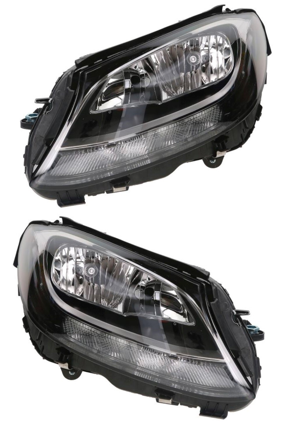 Phare avant gauche et droit H7 avec moteur pour Mercedes C W205