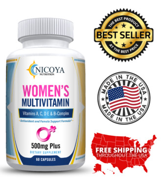Once A Day Women's 50+ Complete Multivitamin- Essential Vitamins 500MG+ 60 count