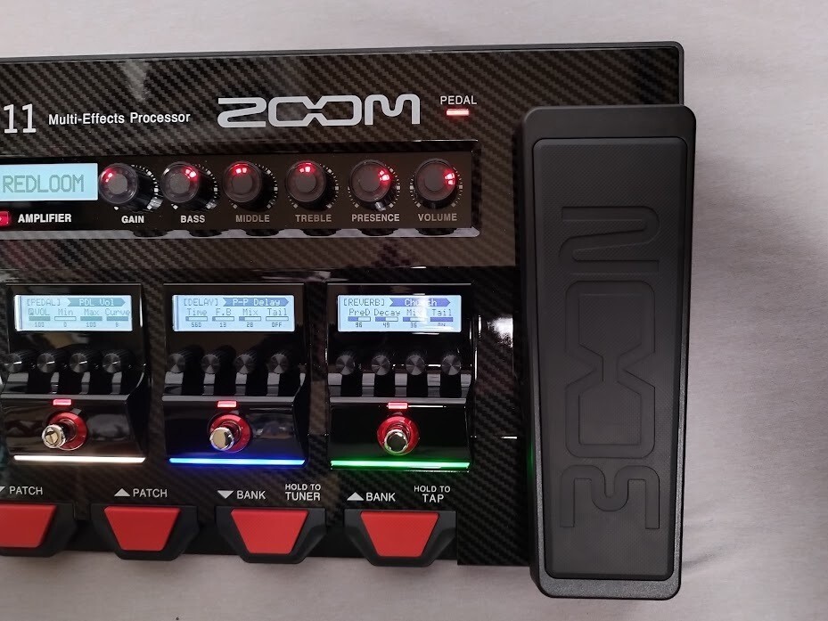 ギター ZOOM G11 Multi-Effects Processor Zoom G11 Multi-Effects Processor With Expression Pedal