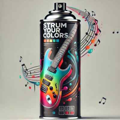 Professionelle Nitrozellulose Gitarren-Sprühfarbe - Hochglänzende Aerosol-Oberfläche