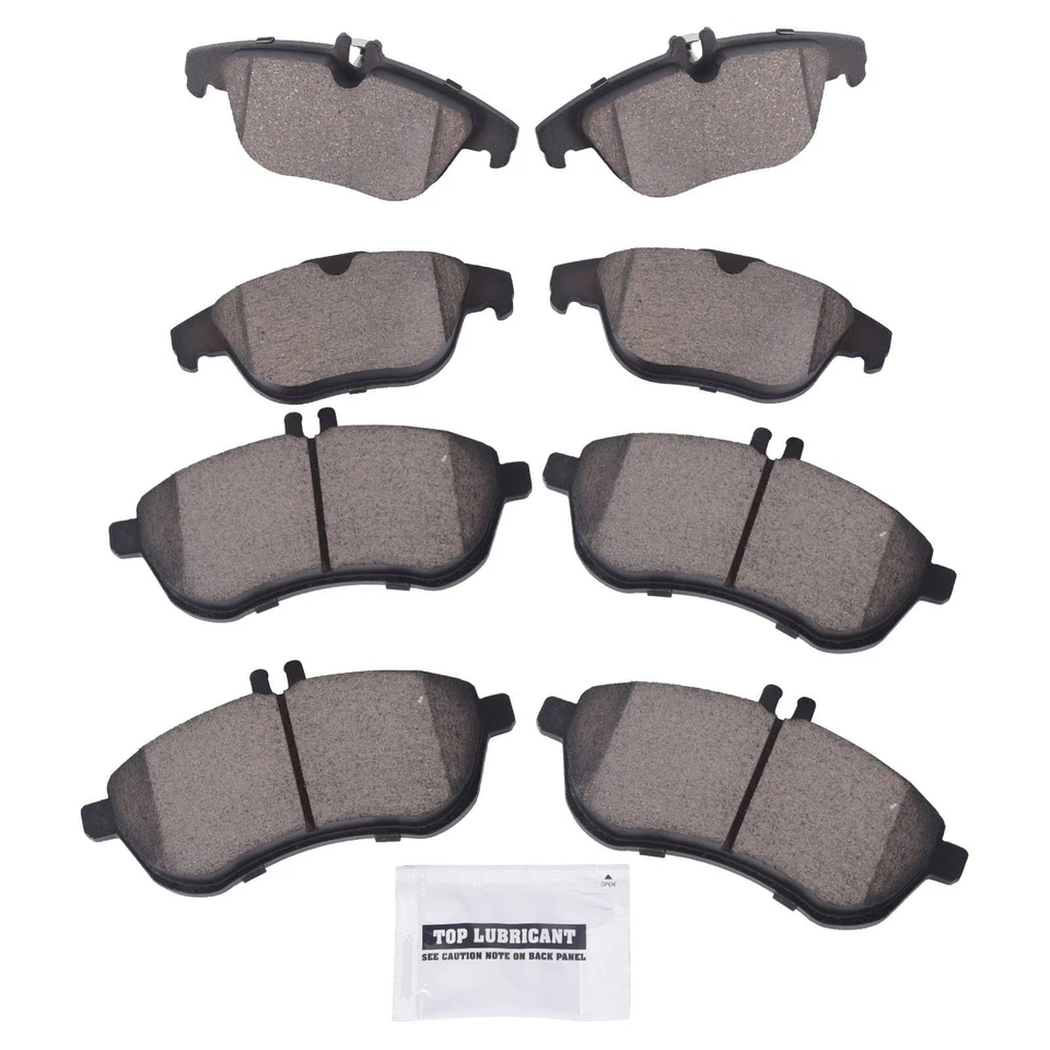 Pastillas de freno delanteras y traseras de cerámica para MERCEDES-BENZ C250 C300 D1340 D1341 8 PIEZAS Foto 3 de 4