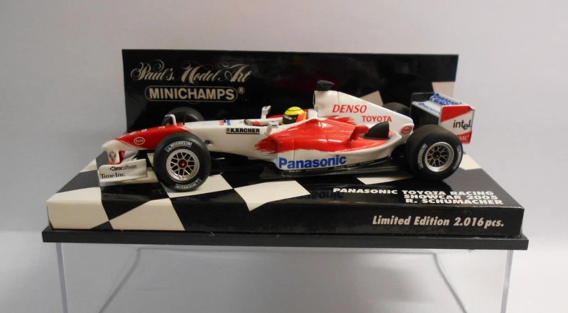 MINICHAMPS F1 ESCALA 1/43 - 400 050087 PANASONIC TOYOTA 05 R.SHUMACHER Foto 2 de 3