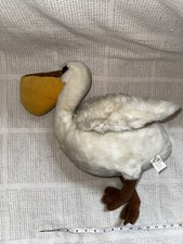 Dakin Vintage Plush Applause Puffy Pelican 17   24686 White Yellow Brown