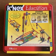 K’NEX Education Levers Pulleys Introduction To Simple Machines 178 Pc STEM NEW