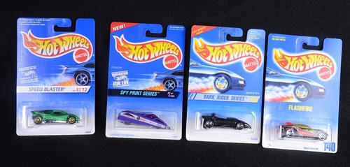 (4) HOT WHEELS 1991, 1994-1996 DIE CAST CARS Series FACTORY SEALED - Picture 4 of 5