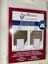 Spellbinders GARDEN DELIGHT M-Bossabilities Reversible Embossing Folder ES-008