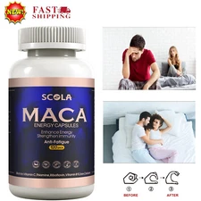 Maca + Ginseng + Ashwagandha Highest Potency Supports Desire Stamina 120 Capsule