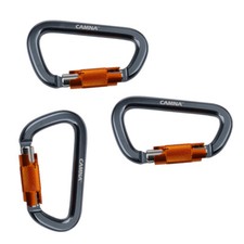 3 St&uuml;ck D Form Karabiner Schl&uuml;sselanh&auml;nger Clips f&uuml;r Bergsteigen