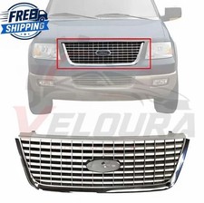 New Front Grille Chrome And Gray For 2003-2006 Ford Expedition 4-door Fo1200401