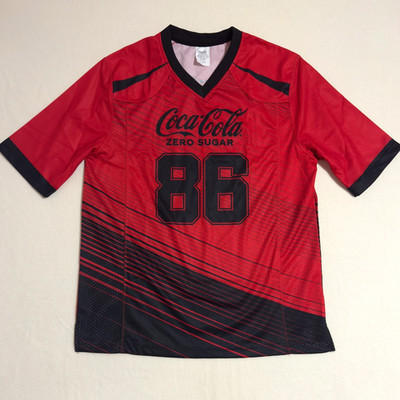 Coca-Cola Zero Sugar #86 Men's XL Jersey Red And Black Excellent condition