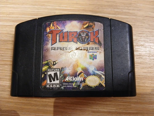 Turok: Rage Wars Nintendo 64 N64 Authentic Cartridge Only Tested 