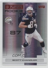 2007 Playoff NFL Playoffs Rookie Red Holofoil 39/125 Scott Chandler #155 0a1
