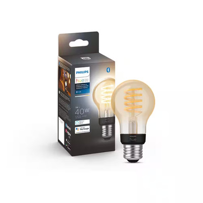 40-Watt Equivalent A19 Smart Vintage Edison LED Light Bulb Tunable White 2700 (K