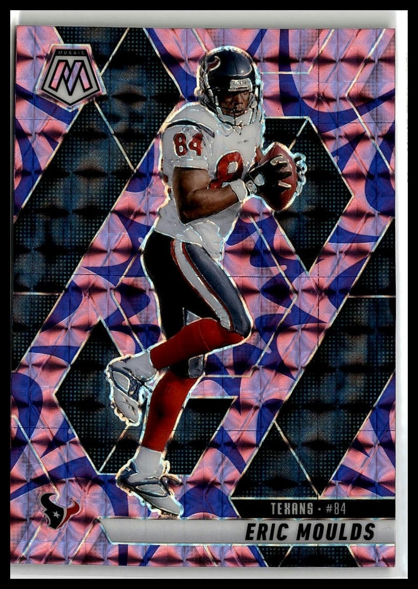 2025 Panini Mosaic #40 Eric Moulds Mosaic Reactive Purple