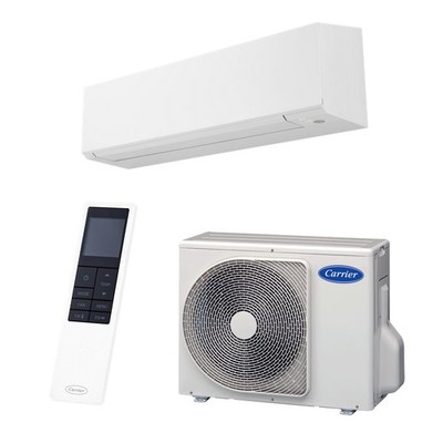 Carrier Single Split System 40/38 WHH025 weiß mit Outdoor Unit HTM R32 2,5kW