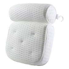 Bath Pillow for Bathtub, Bath Pillows for Tub with 4D, Non Slip Bath Neck Spa...