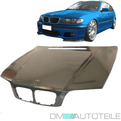 Motorhaube Haube Stahl+Verzinkt passt für BMW 3er E46 Limousine Touring Facelift