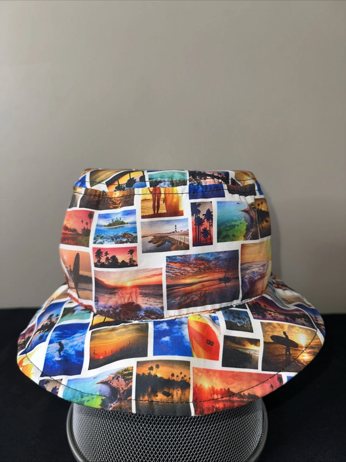 CSI~Beach Scenes Bucket hat-Sun Hat Multicolor OSFM Outdoor Wear Sun Shade UV