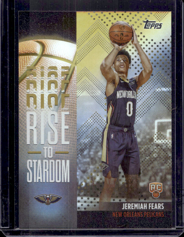 Jeremiah Fears 2025 Topps Flagship RC Rise to Stardom Gold /50 #RTS-7