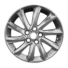 18x7.5 10 Spoke Used Aluminum Wheel Metallic Polished 560-04150 18x7.5 10 Spoke Used Aluminum Wheel Metallic Polished 560-04150