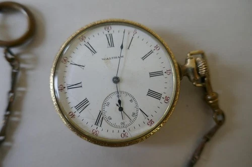 Antique Waltham Pocket Watch Parts or Repair