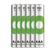 6 x GP AAA ReCyKo Rechargeable Batteries 950mAh 1.83 per battery
