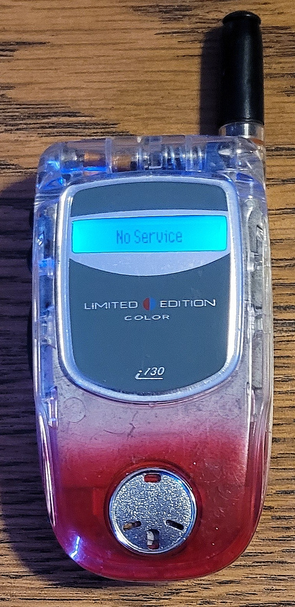 Motorola i730 - Limited Edition Color / Pink & Clear ( Nextel