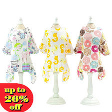 Cotton Dog Pajamas Comfortable Four Legged Dog Pjs Jumpsuit Lovely for Cats Dog.