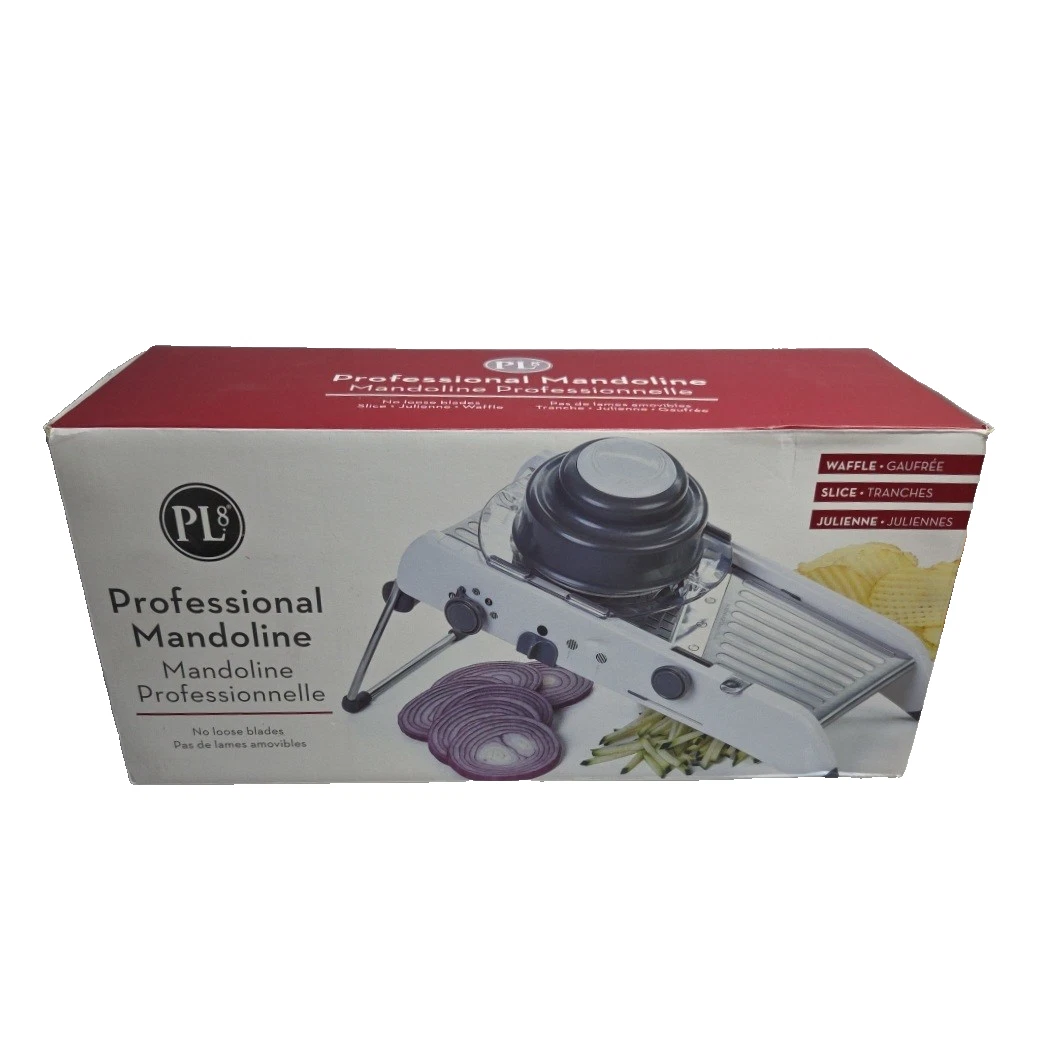 PL8 Professional Mandoline Slicer Adjustable Straight Waffle Julienne