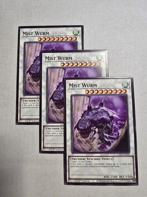 3x Mist Wurm 1st Edition Common L26D-ENX29 Yu-Gi-Oh!