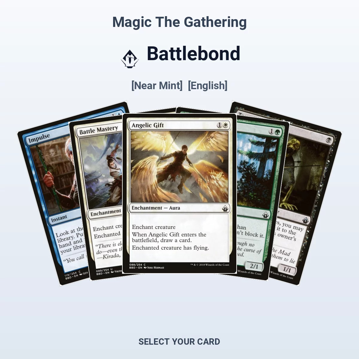 Magic The Gathering Battlebond - Select Your Cards (NM)
