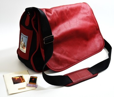 Coach 1996 Atlanta Olympics Limited Edition Messenger Bag Red Leather #688