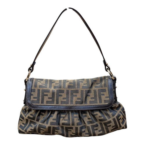 FENDI Zucca Shoulder Bag Nylon Canvas Shoulder Bag #2460