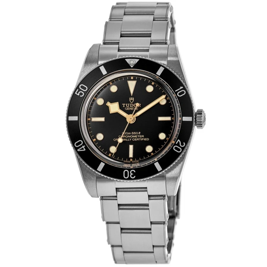 Nuevo reloj para hombre Tudor Black Bay 54 esfera negra acero M79000N-0001