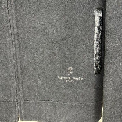 Vintage Roberta Di Camerino Italy Women's L/XL Jacket Black Wool