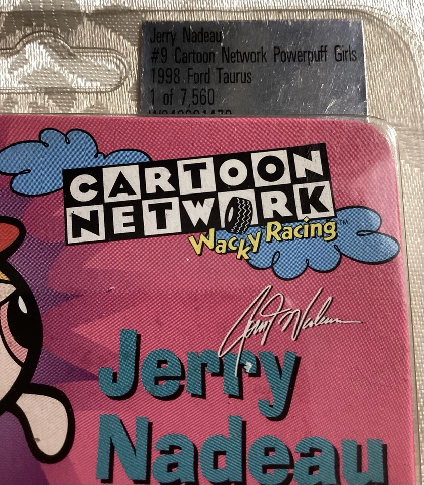 1998 Racing Champions 1/64 Jerry Nadeau #9 Powerpuff Girls NEW NRFB RARE SFH - Image 2 of 4