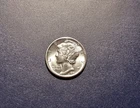 Gem BU FSB 1941-D Mercury Dime