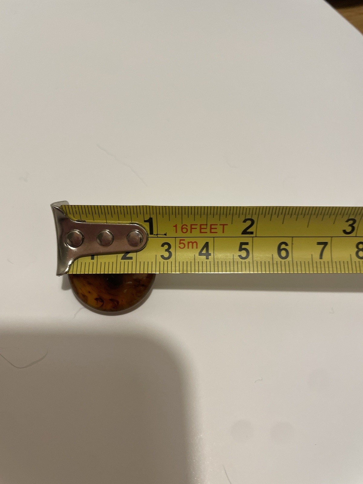 vintage tortoiseshell effect large plastic dome c… - image 16