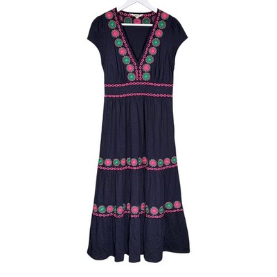 Boden Elara Dress Size UK10 Blue Pink Floral Embroidered Midi Tiered Kaftan Boho | eBay Boden Elara Dress Size UK10 Blue Pink Floral Embroidered Midi Tiered Kaftan Boho | eBay