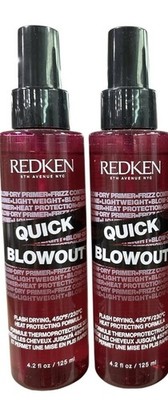 Redken Quick Blowout Heat Protecting Formula 4.2 FL OZ PACK OF 2 