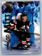 2025-26 Upper Deck Flair Hot Mitts SSP Card #HM-28 Noah Ostlund Sabres