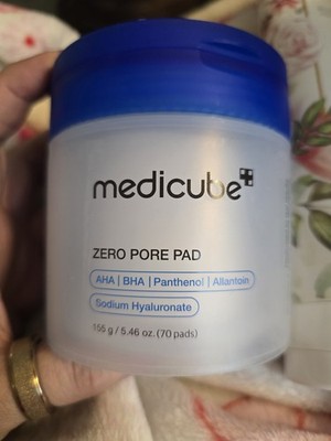 medicube Zero Pore Pad 2.0 Face Pads AHA BHA Panthenol Allantoin Pore Care 70ct