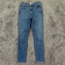 Reformation High  Skinny Jeans Rhine Wash Blue Denim Pants Womens 26 LY370